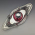 1896 British Antique Sterling Silver Inkwell and Saucer Set Sibray, Hall